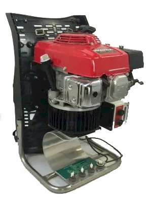 Motor driven Electrofishing backcarry device