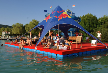 Floating platform - Beach Volleyball Players